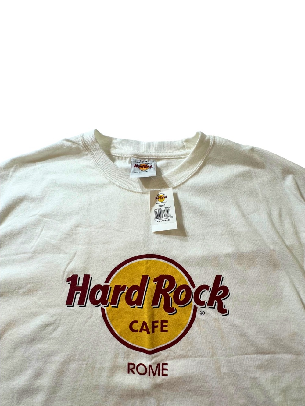 Hard Rock Cafe Rome Logo T-Shirt Men’s Large NWT